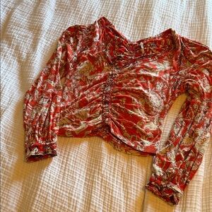 Free People rouched top size M